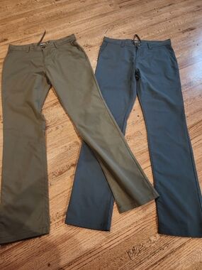 O'Neill Olive Green and Slate Blue Men's Hybrid Pants